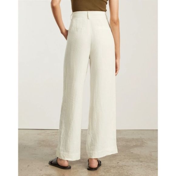 EVERLANE The Linen Way-High Drape Pant - Picture 2 of 13